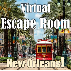 Virtual Escape Room: New Orleans Online Escape Room Style Zoom Game image 1