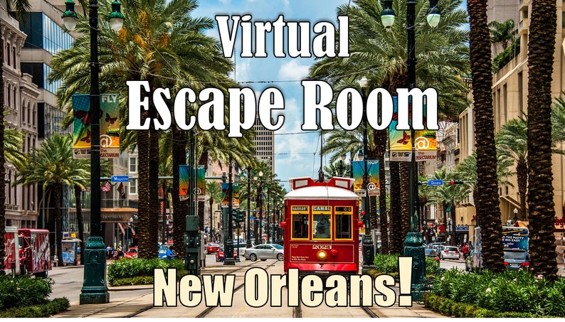 Virtual Escape Room: New Orleans Online Escape Room Style Zoom Game image 1