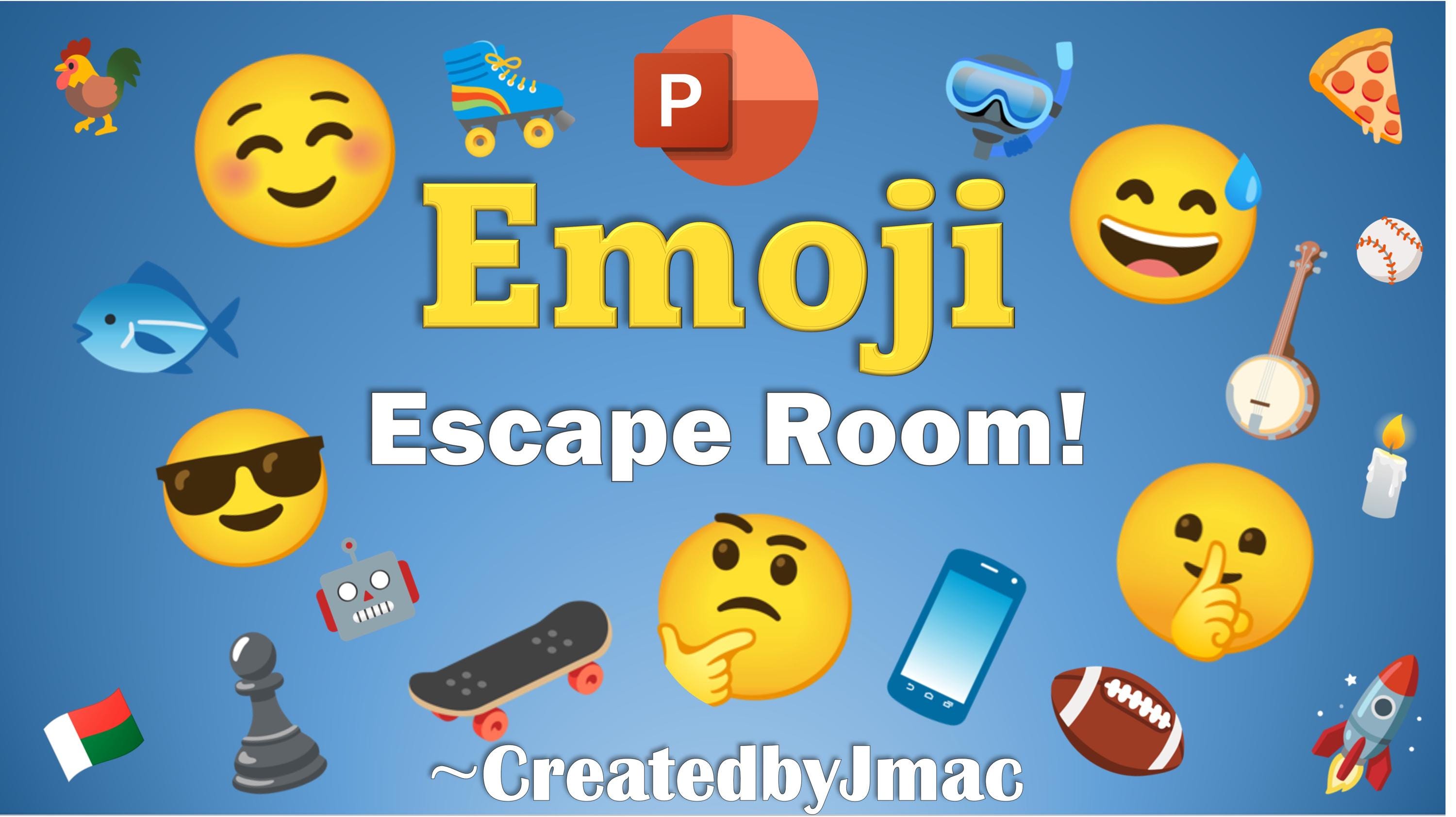 Emoji Escape Room Game: Powerpoint Zoom Games for Kids (digital ...