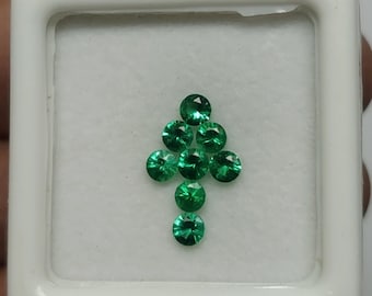 Émeraude Zambienne Naturelle 0,54 Ct - Couleur Vert Menthe, Ovale, Non Traitée, Qualité Excellente