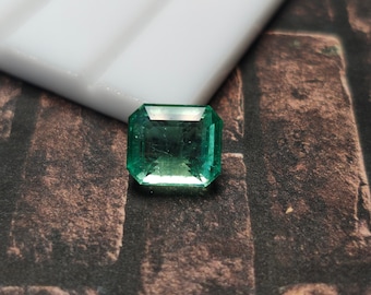 Paire D'émeraudes Naturelles De Zambie - 0.69 Ct Total (2x0.34ct), Ovale, Qualité SI1, Huilées
