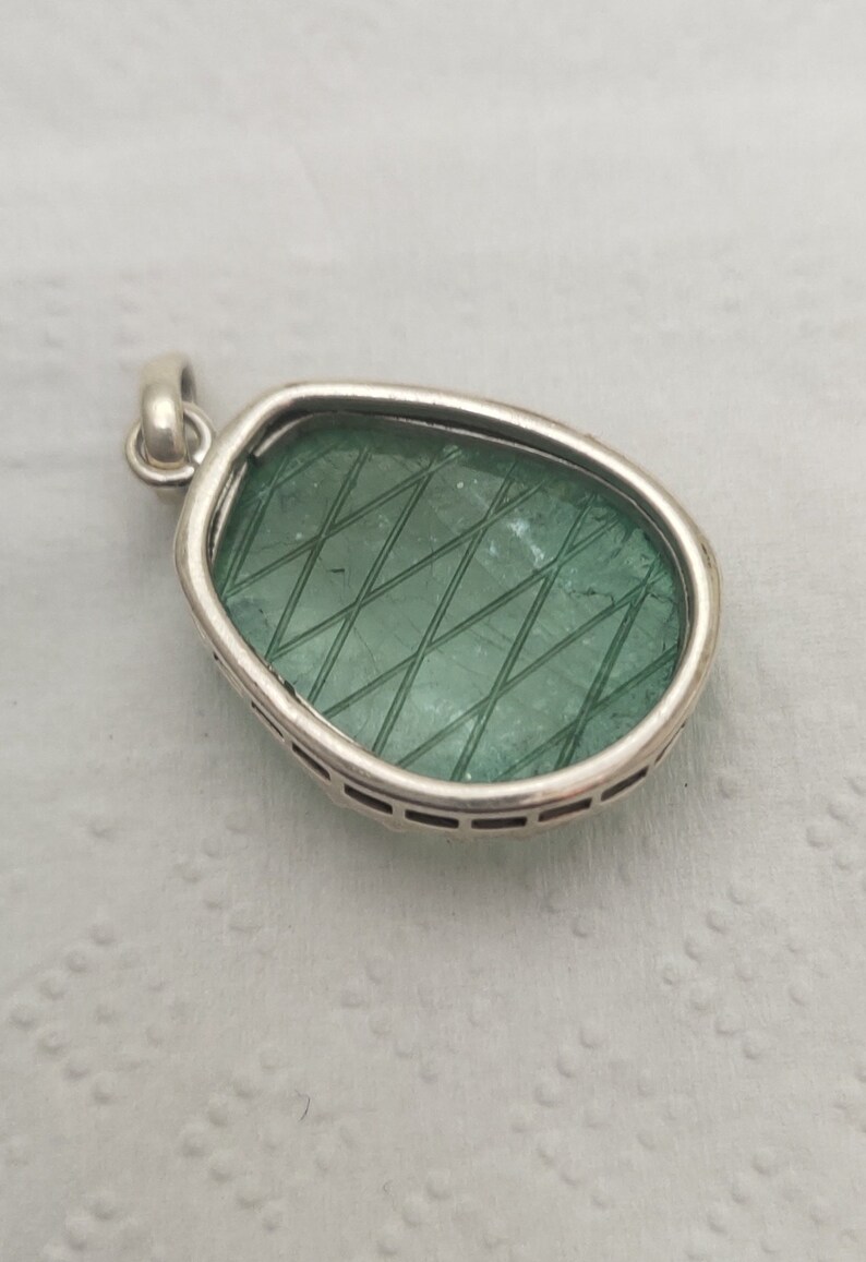 Natural Emerald 23x17.9 mm 6.221 Gram fancy carving 1 piece Hand Made Emerald Carved Untreated zambian emerald pendant A-228