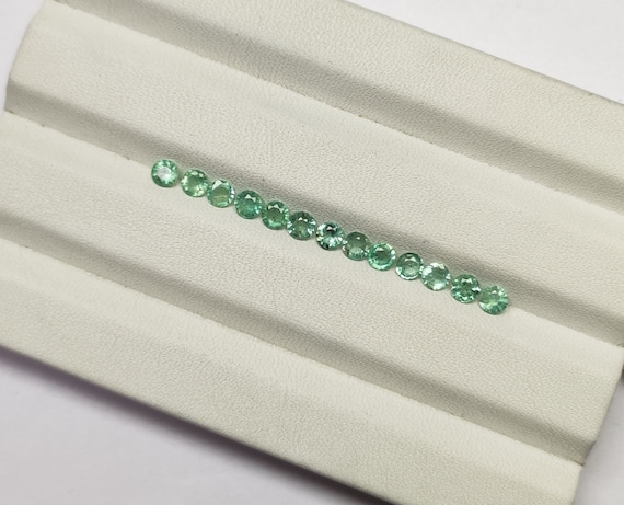 Paire D'Émeraudes De Zambie 1,73 Carats - Taille Émeraude - Naturelle Sans Traitement