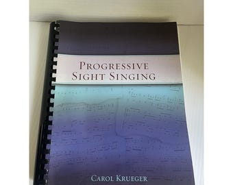 Progressive Sight Singing by Carol Krueger (2006, Spiral)