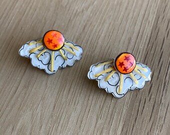 OOAK Dragonball Z Inspired Zarbon Earrings
