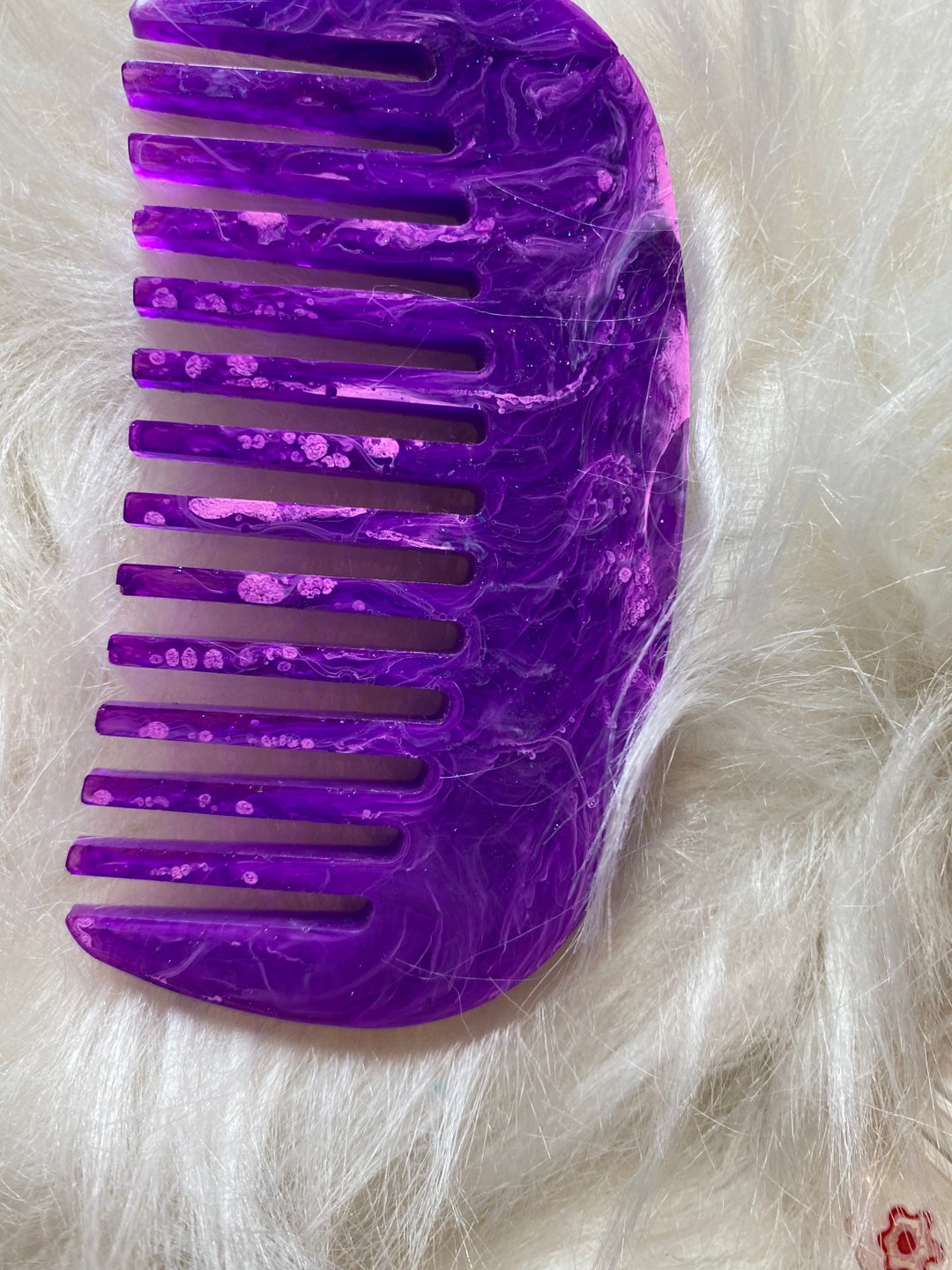 Purple Wave Mini Comb - Etsy