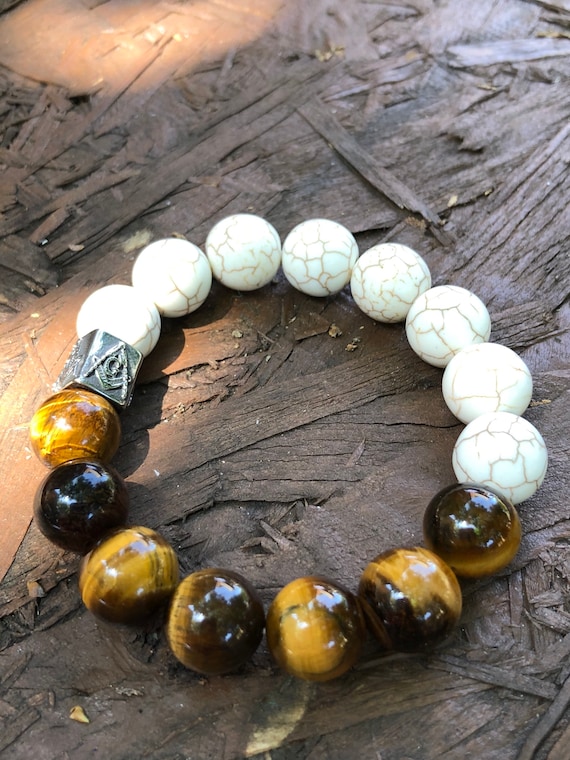 Tiger Eye Magnesite Masonic