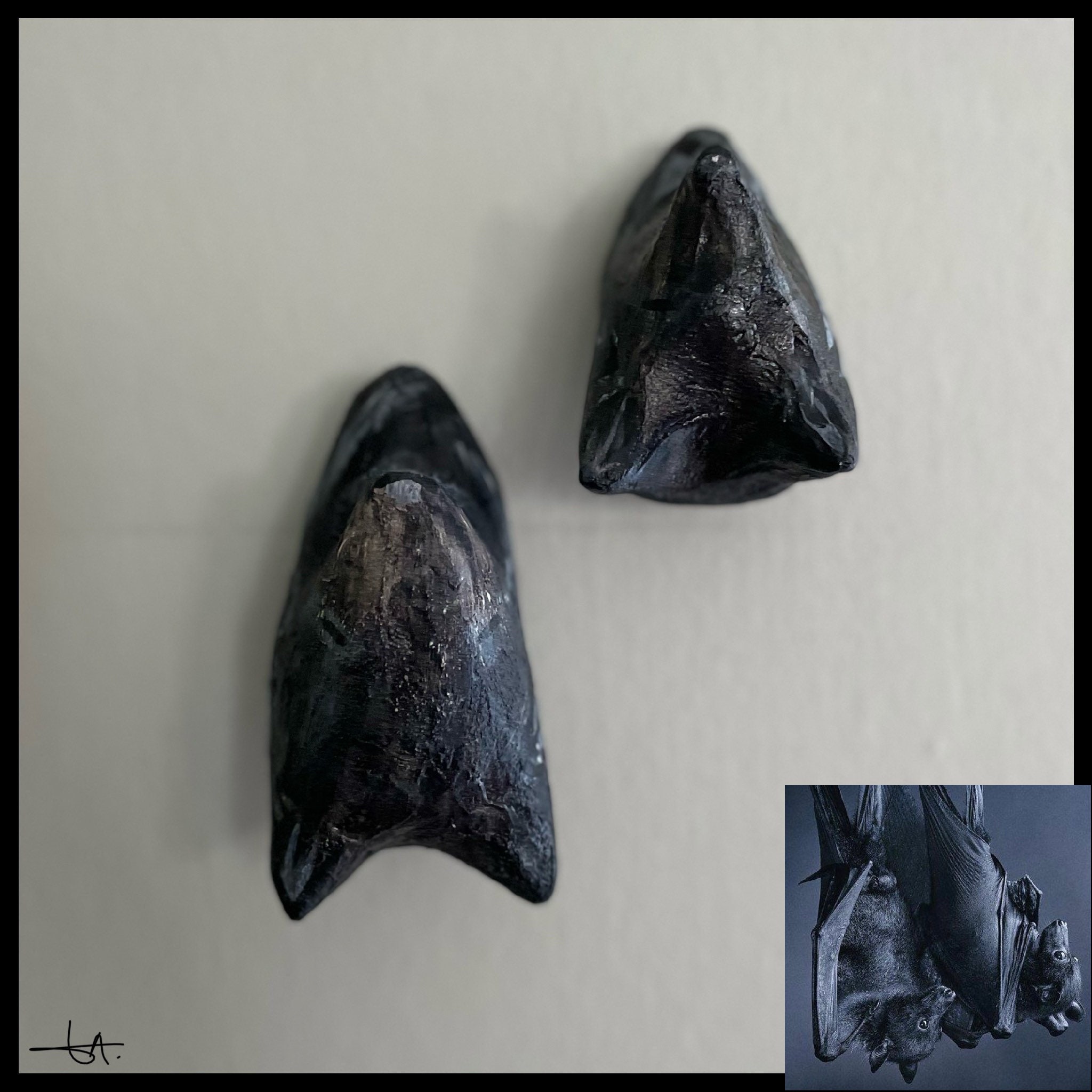 Sculptures Têtes de Chauve-Souris
