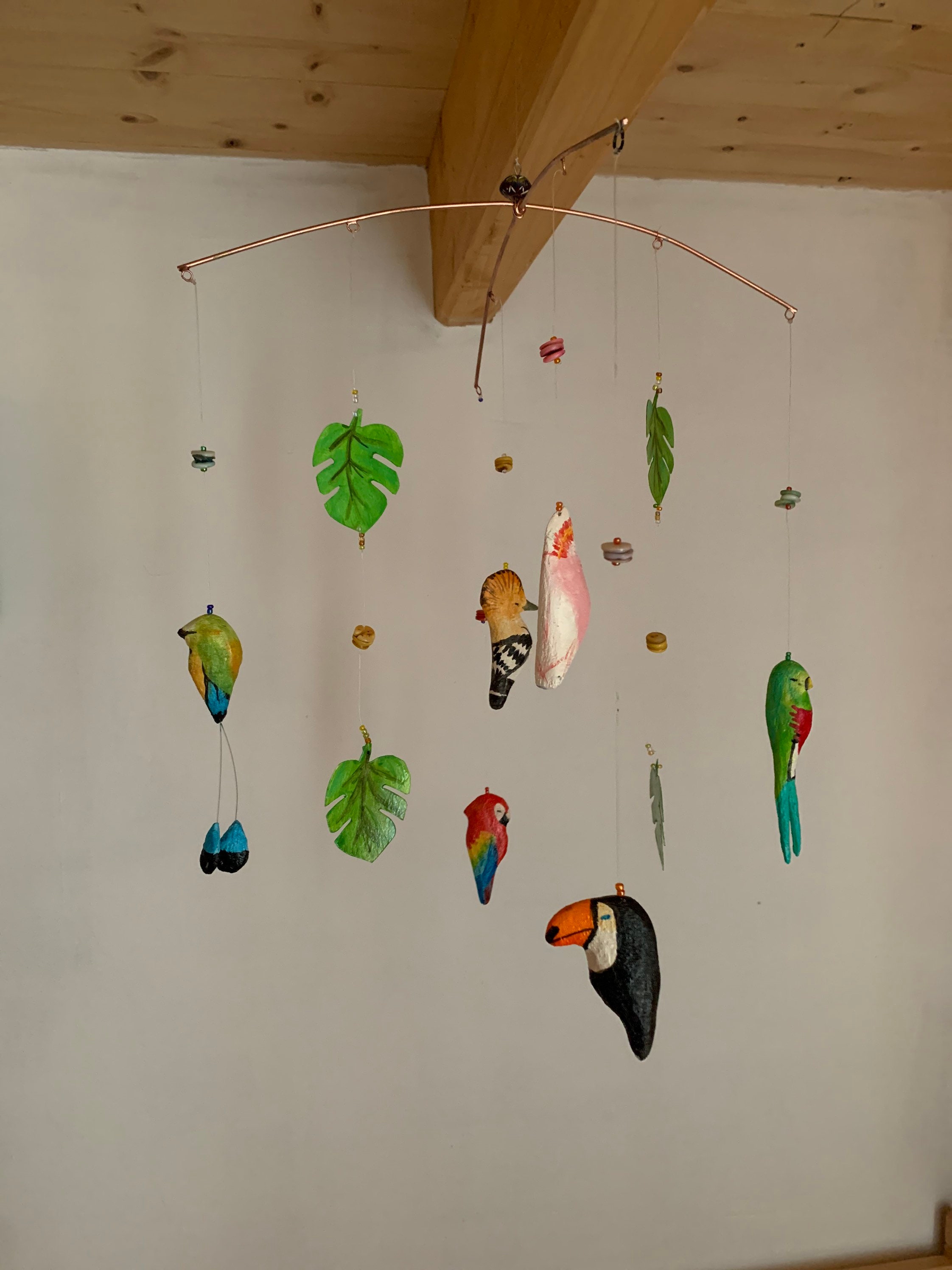 Mobile Sculptures Oiseaux Exotiques