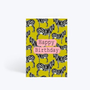 Greeting Cards / Tropical Card / Flamingo / Bright colours / image 1