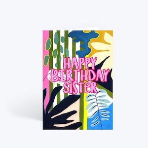 妹の誕生日おめでとう、カード、妹カード、秋のカード、秋の色、誕生日カード、手作り、ストライプカード