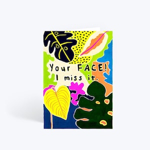Greeting Card / Abstract card / Botanical Illustration / Botanical Print