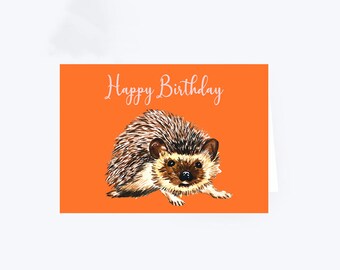 Autumn Collection / Hedgehog / Greeting Cards /