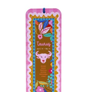 Taurus bookmark