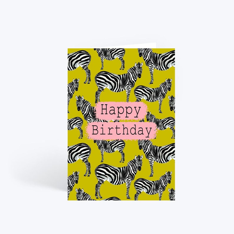 Greeting Cards / Tropical Card / Flamingo / Bright colours / image 1