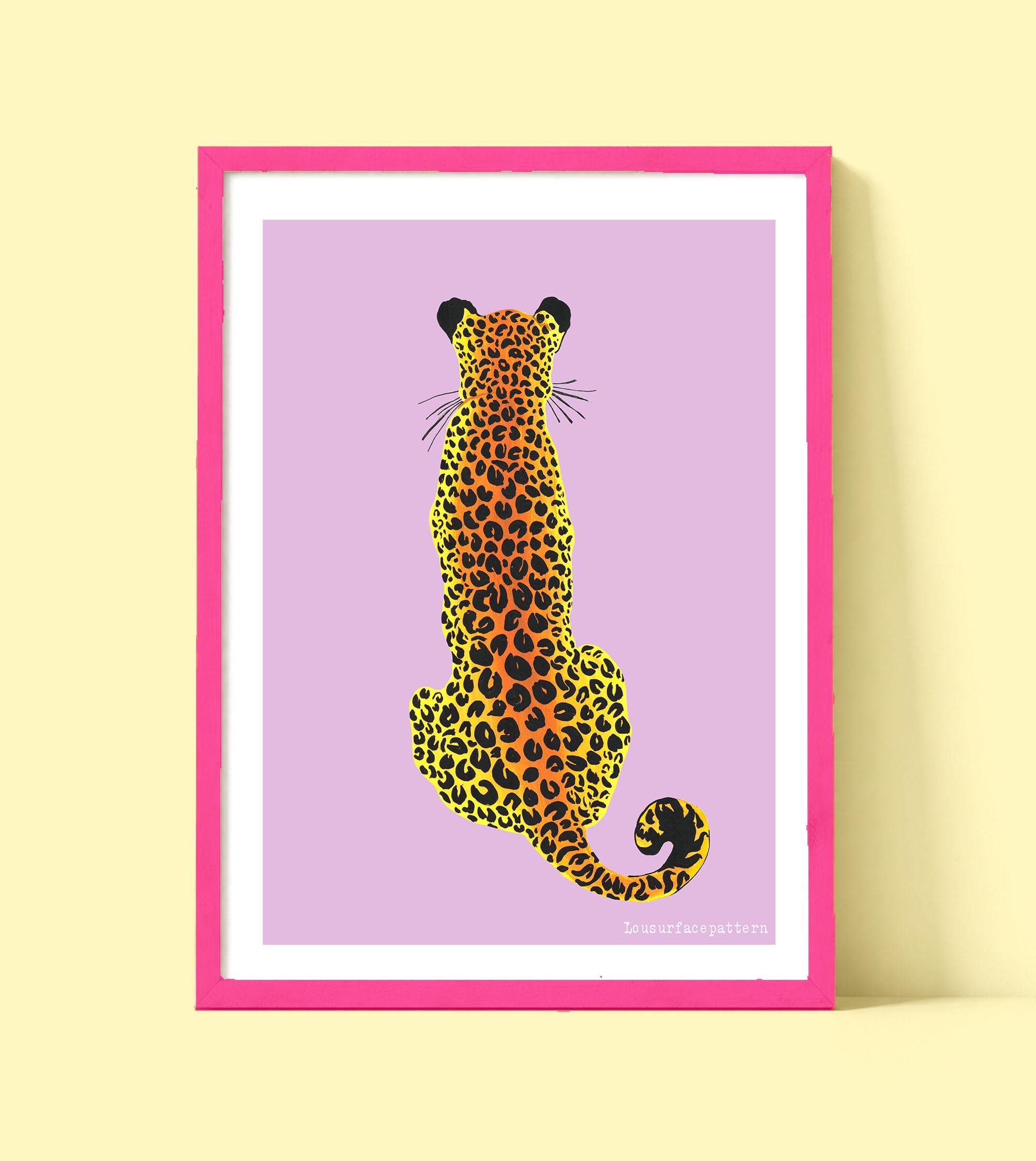 Leopard Poster , Colourful Print , Leopard , Wall Decor , Decoration - Etsy