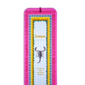 Scorpio bookmark