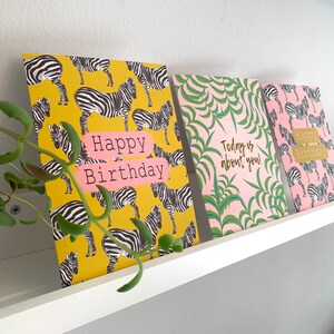 Greeting Cards / Tropical Card / Flamingo / Bright colours / image 3