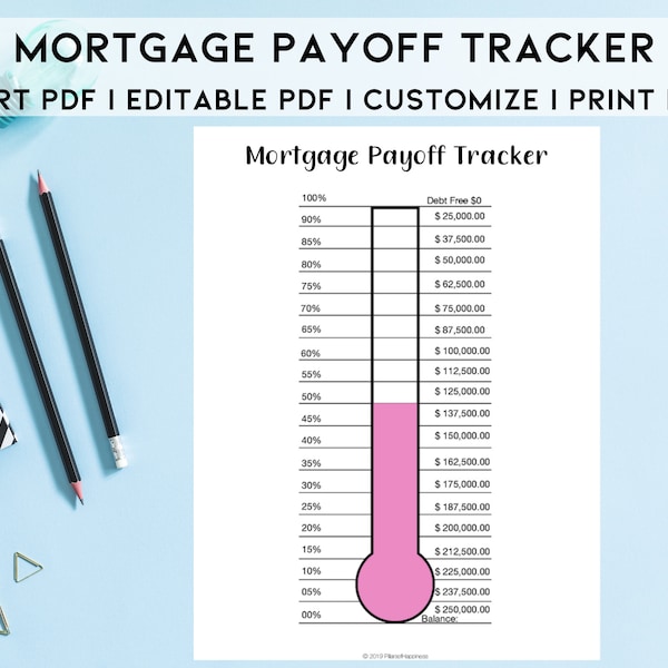 Mortgage Payoff Printable - Etsy