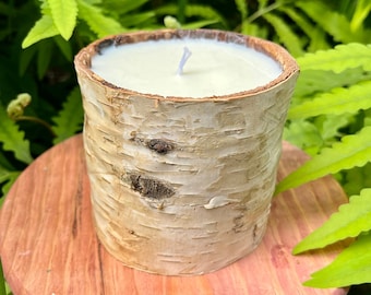 Birchbark candles