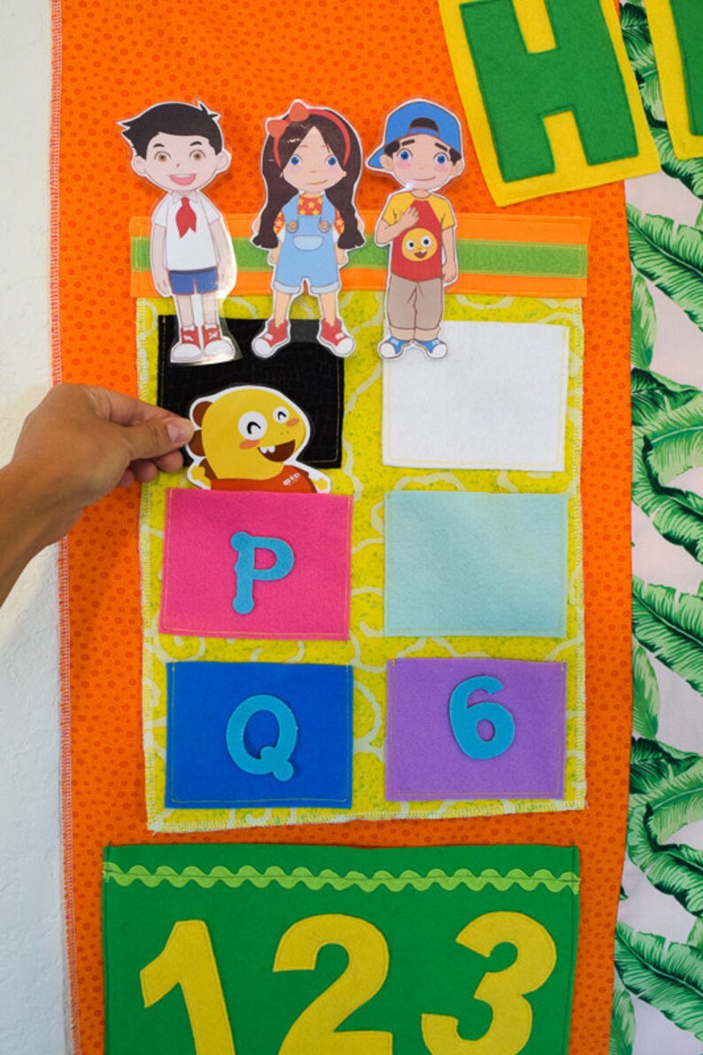 VIPKid Characters 2D Props Meg Mike Lee Anna Download And Etsy