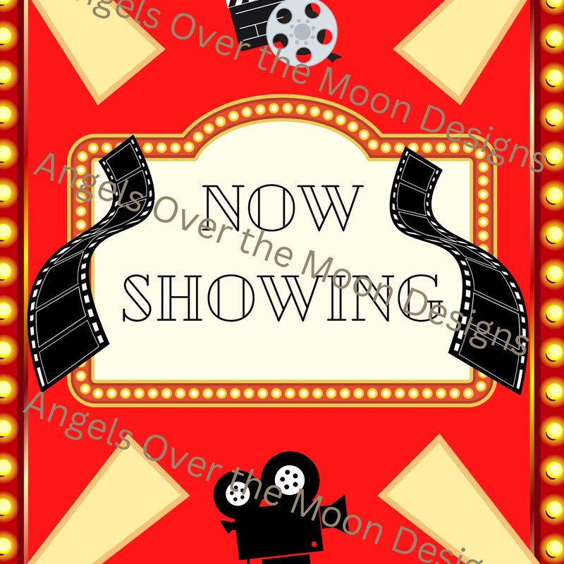 Now Showing Sign - Etsy