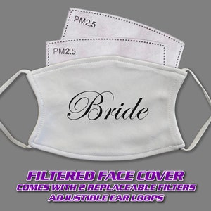 Wedding Bride Inspired Fashion Face Cover