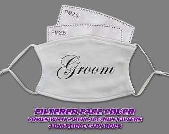 Wedding Groom Inspired Fashion Face Cover