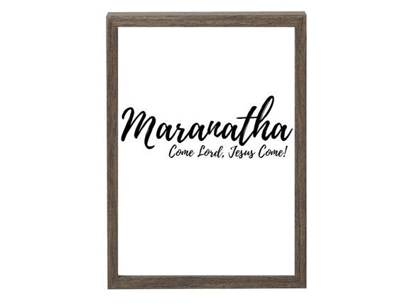 Maranatha 1 Corinthians 1622