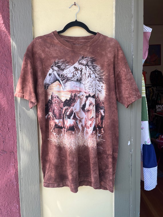 Vintage 90s horse/stallion tshirt made in USA the 