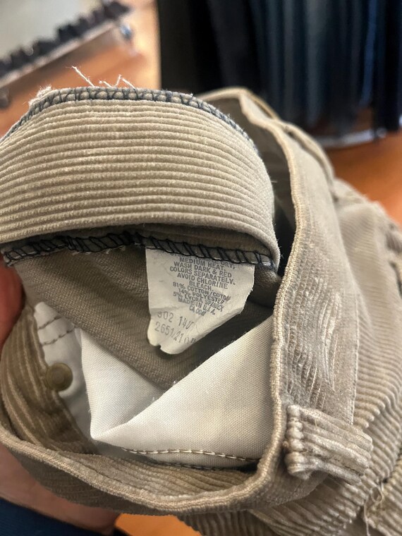 70s vintage Union made LEE tan cords made in USA … - image 5