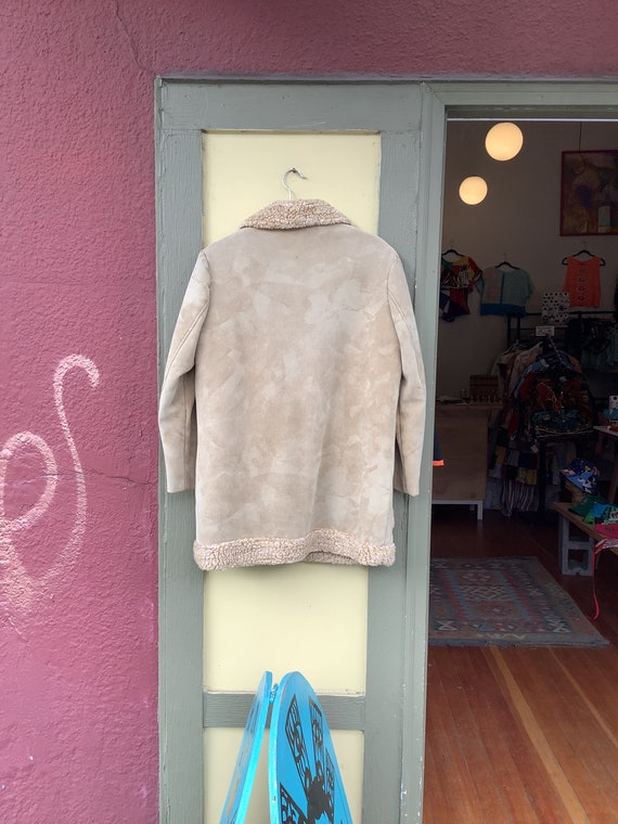 70s vintage faux suede Sherpa jacket - image 5