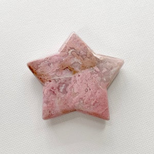 Rhodonite Star Crystal, Crystal Healing, Polished Crystal Star, Pink Star Crystal, Metaphysical Star Crystal, Heart Chakra, Crystal for Love