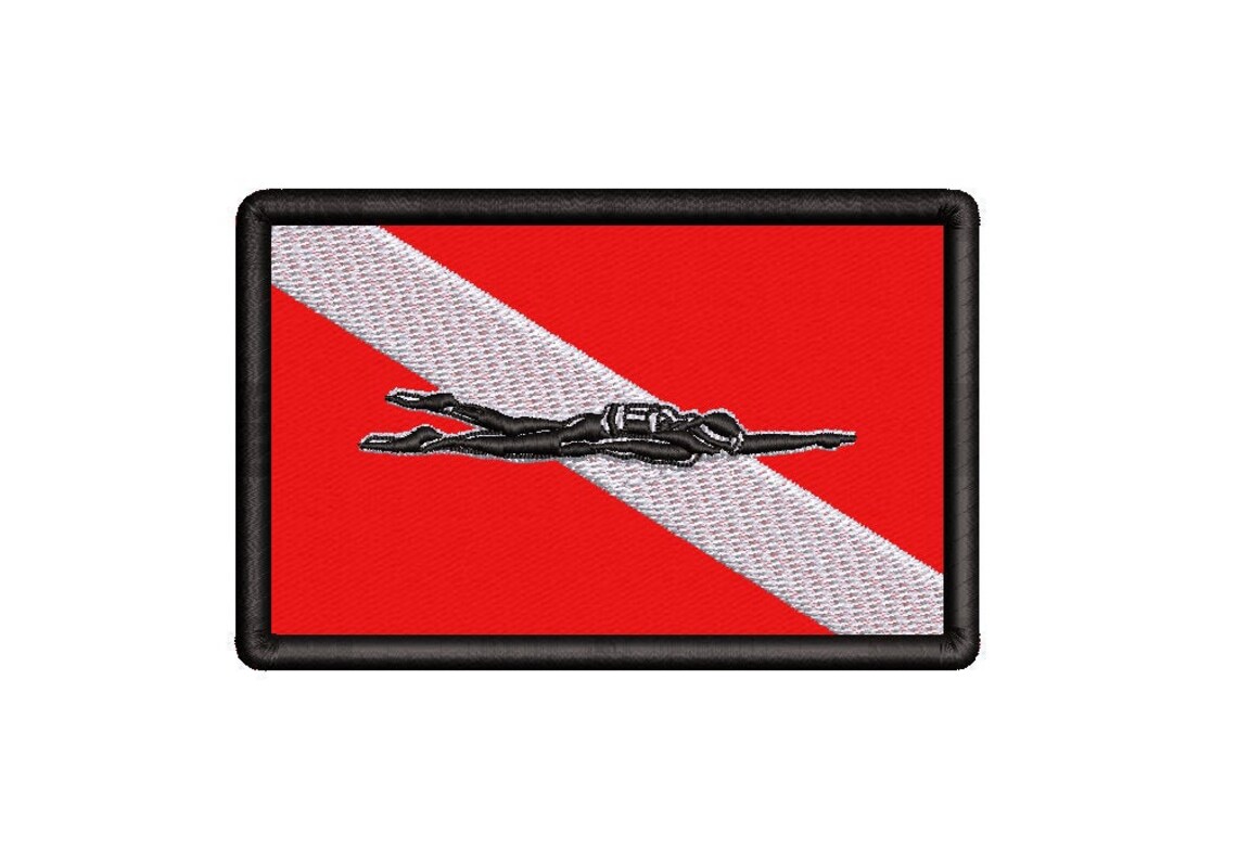SCUBA Diver Patches assorted styles sew on iron on velcro Etsy