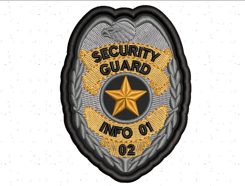 Custom Security Plate Carrier Flak Jacket Embroidered Badge Etsy