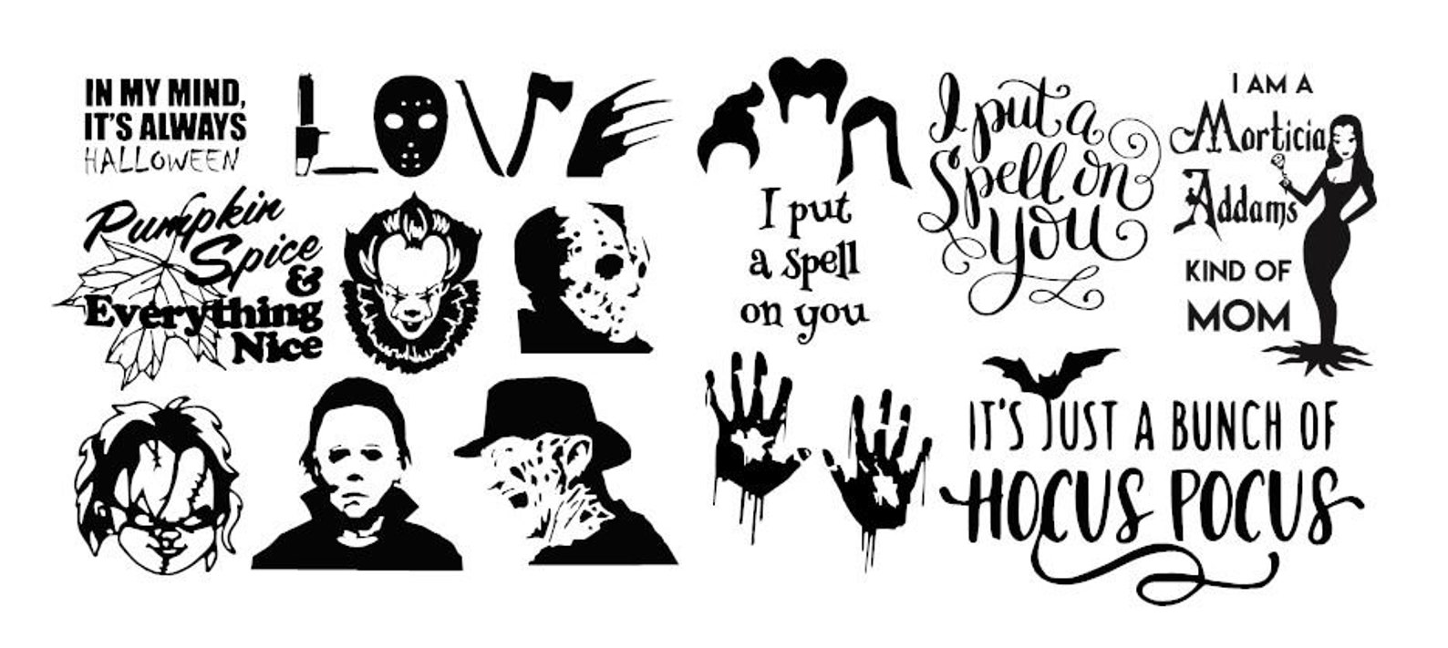 Halloween Decals Etsy