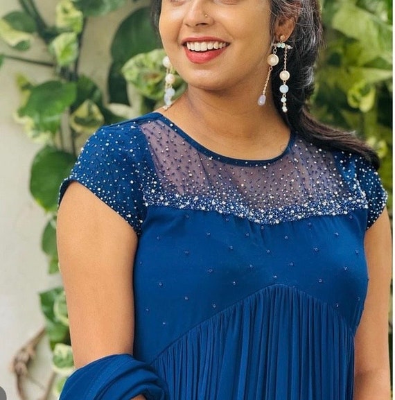 short sleeve anarkali dress Anarkali Dress Short Sleeve