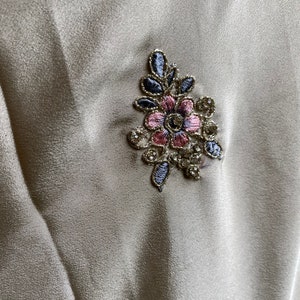 Embroidered Emerald Silk Saree (With Embroidered Scallop Blouse Piece)