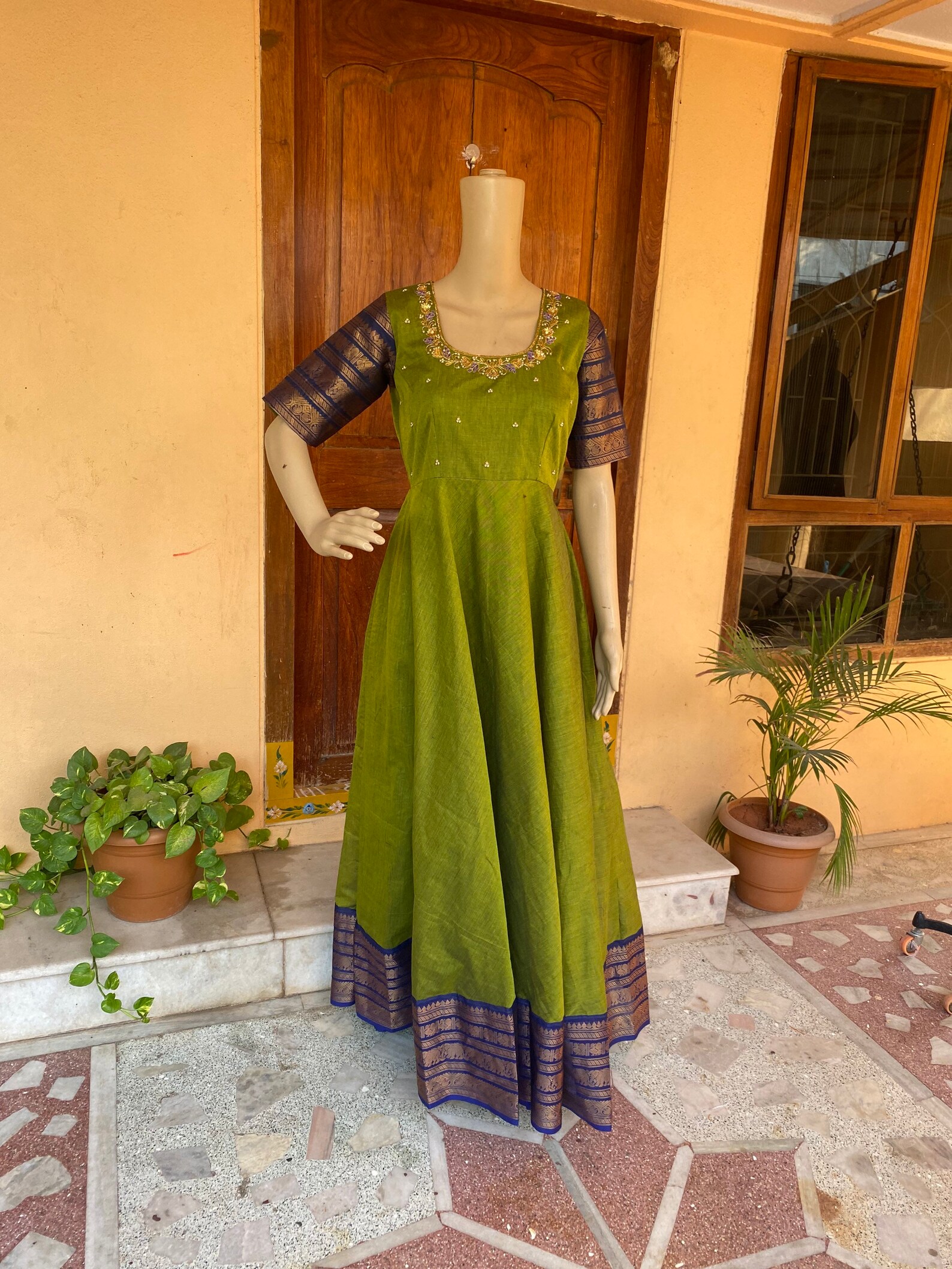 anarkali kurta black