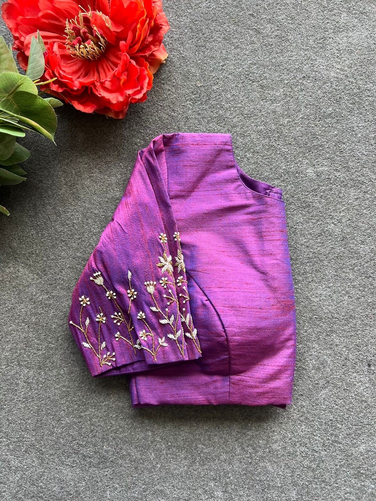 Bridal Heavy Zardosi Work Hand Embroidery Blouse