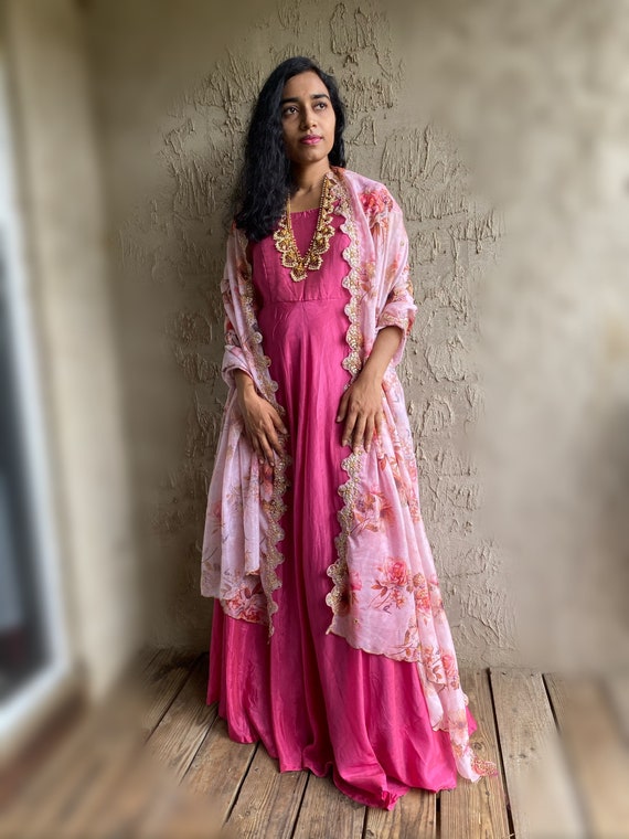 floral anarkali suits