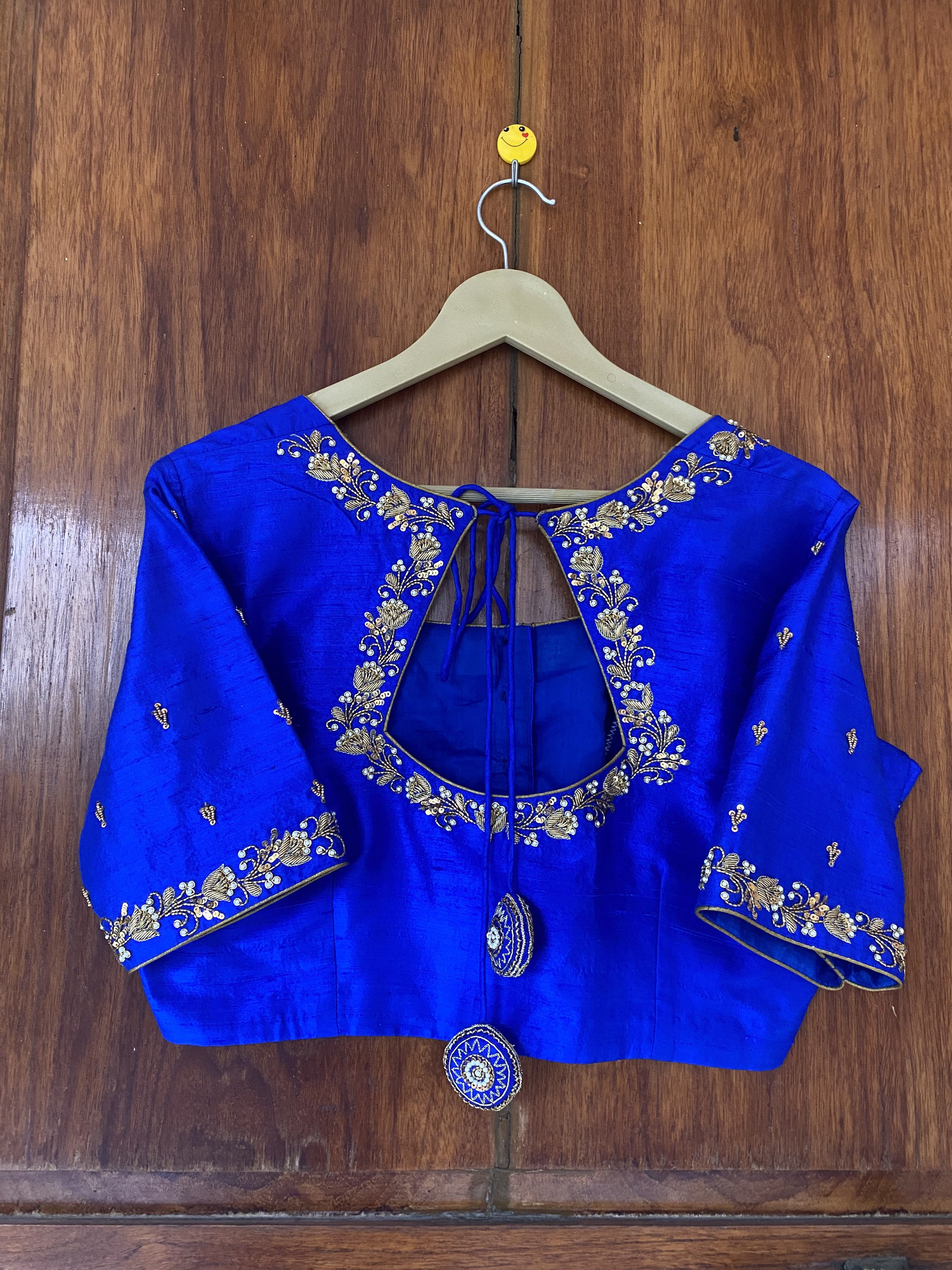 bluelea Embroidery jacquard blouse Bluelea Embroidery organdy