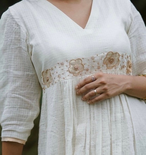 white christmas dresses TDC Montrel Classic Work Dress In Cream main image 0