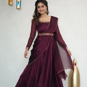 high neck long sleeve dress Classy High Neck Long Sleeve Wedding Dress EU44