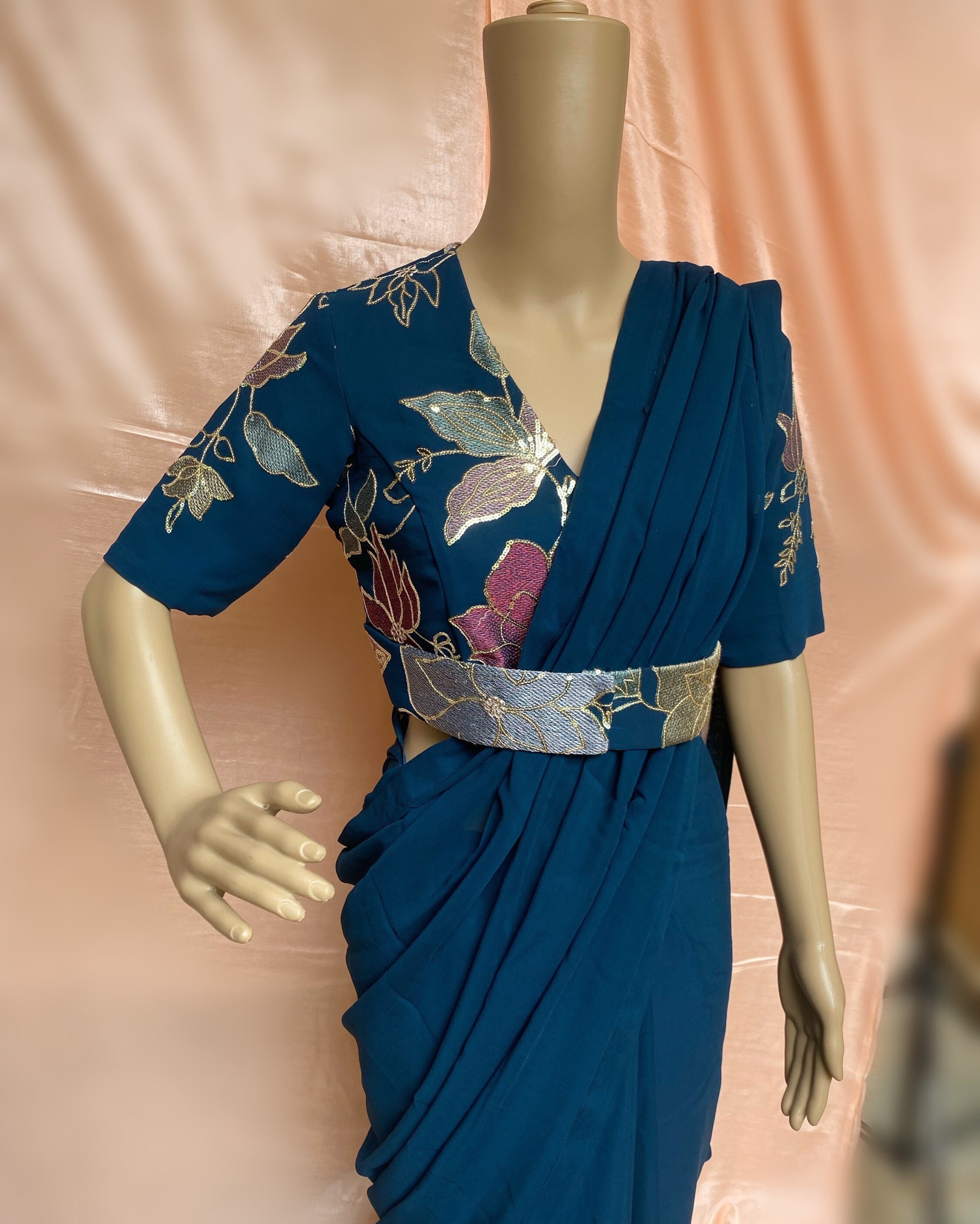 Stitched Blouse/ Silk Saree Belt Blouse 