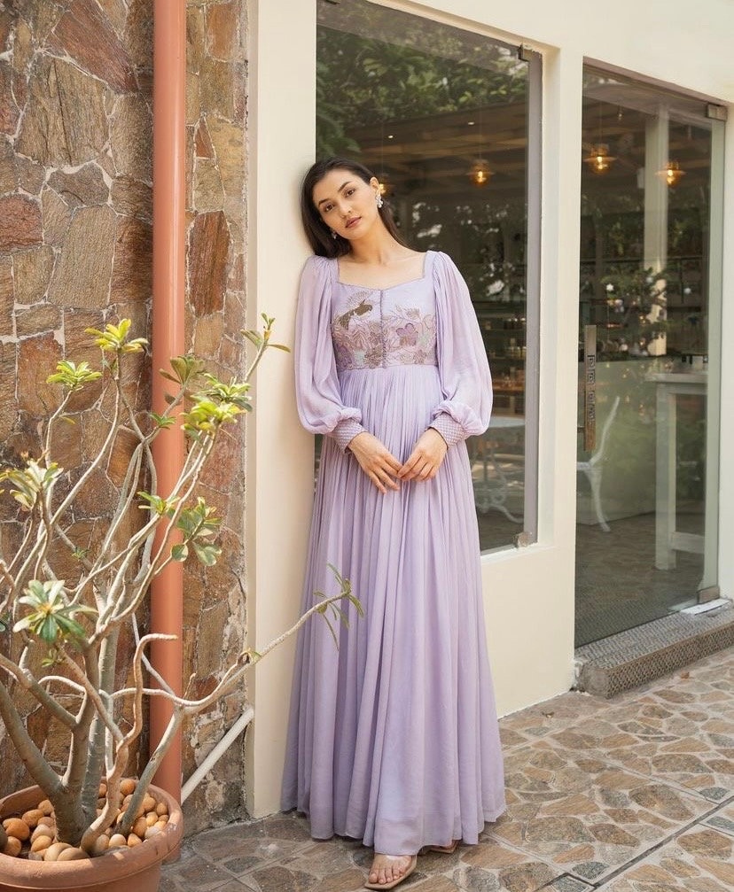 anarakali dresses Raagini Lehariya Anarkali Suit Set DHOLKEE The intricate sequins embroidery on the kurti adds a touch of sparkle enhancing the suits overall glamour Shop Anarkali Suits at PinkPhulkari