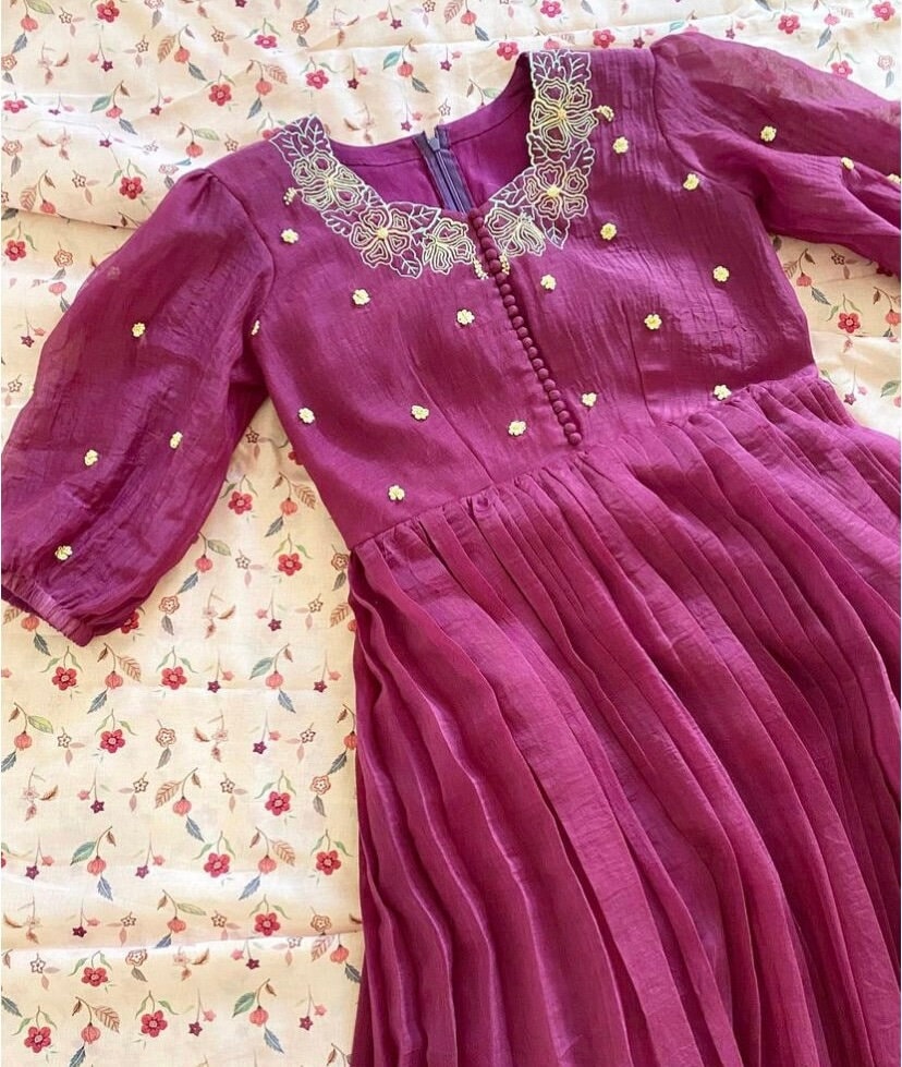 silk dress design 2020 Top Trendy And Stylish Raw Silk Dresses Design 2020