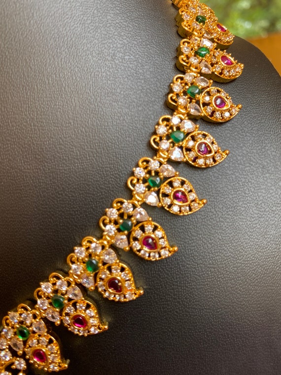 Mango Haram Short Temple Jewelry Set 