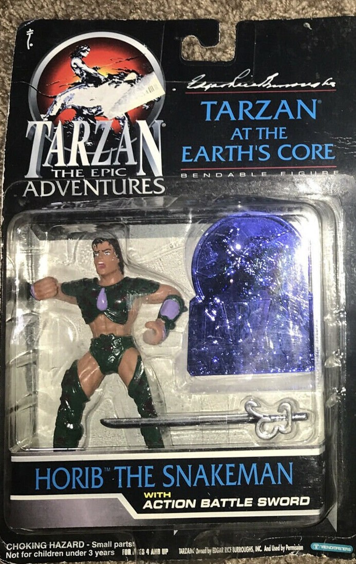 [ジャンク]ワールドイーター　インファイトリーセット Tarzan Epic Adventures at the Earth's Core Horib the Snakeman 1995