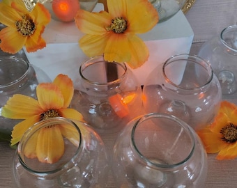 Petite Glass Orb two-way Holders